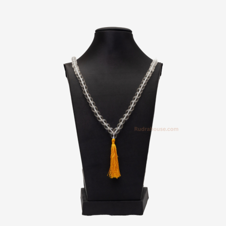 Sphatik Mala - Diamond Cutting