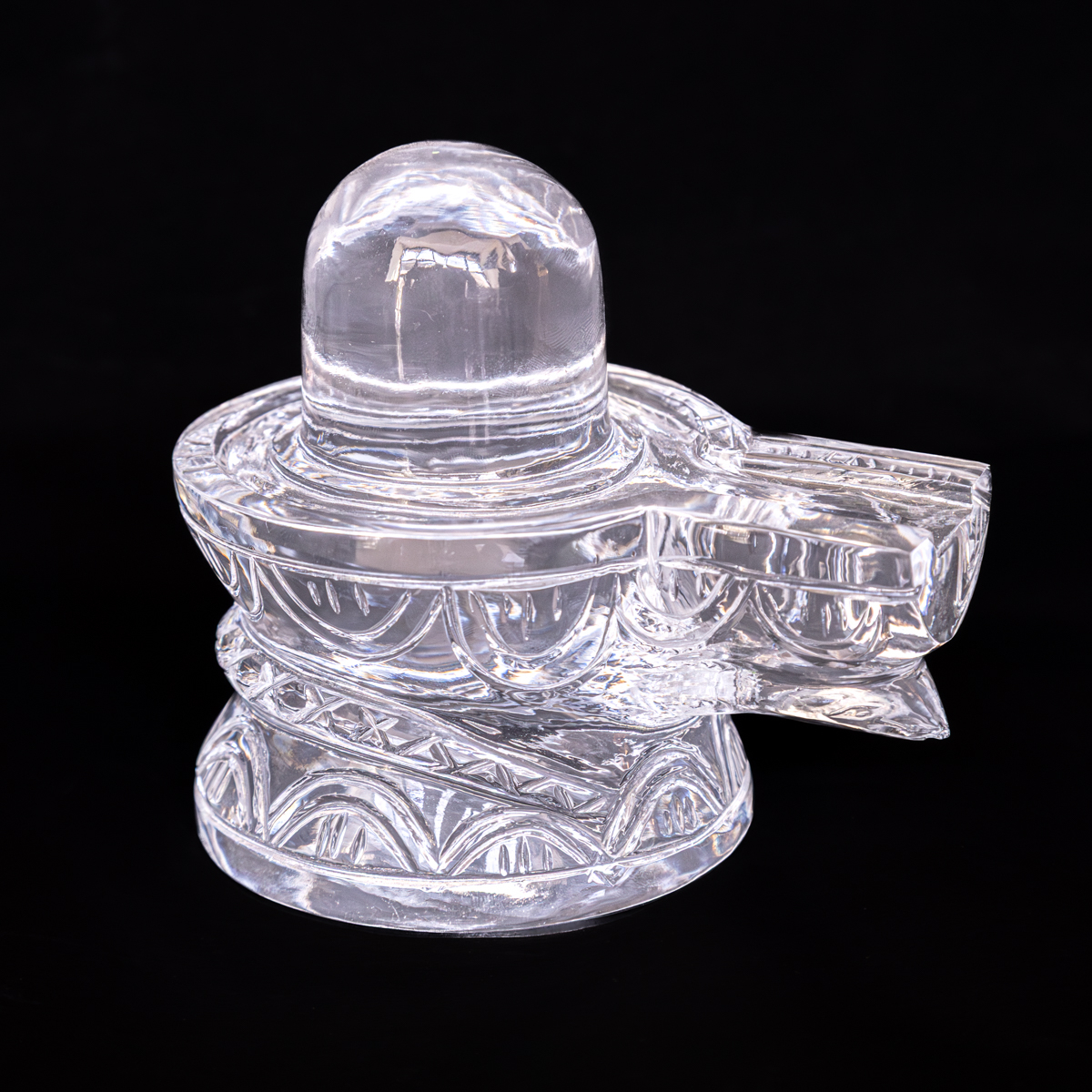 Sphatik Shivalinga with Naag