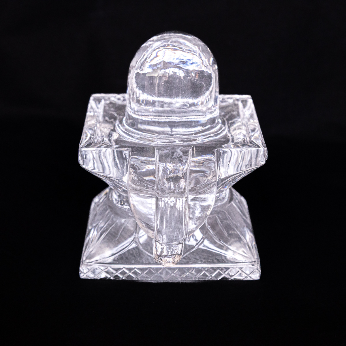 Sphatik Shivling On Square Base