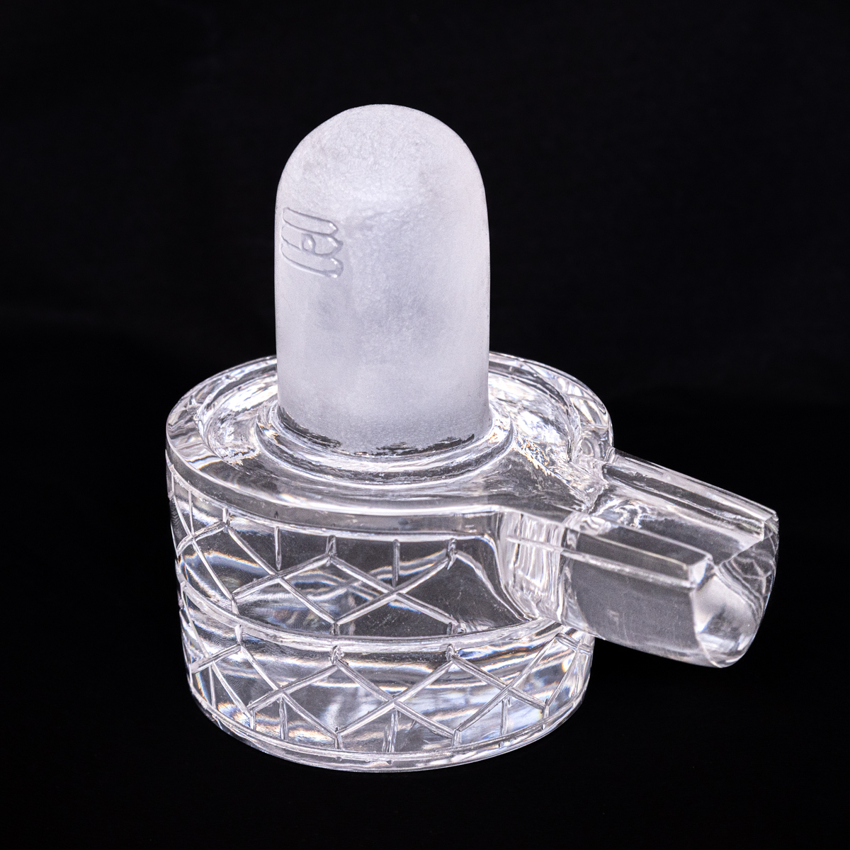 Sphatik Shivling With Trinetra
