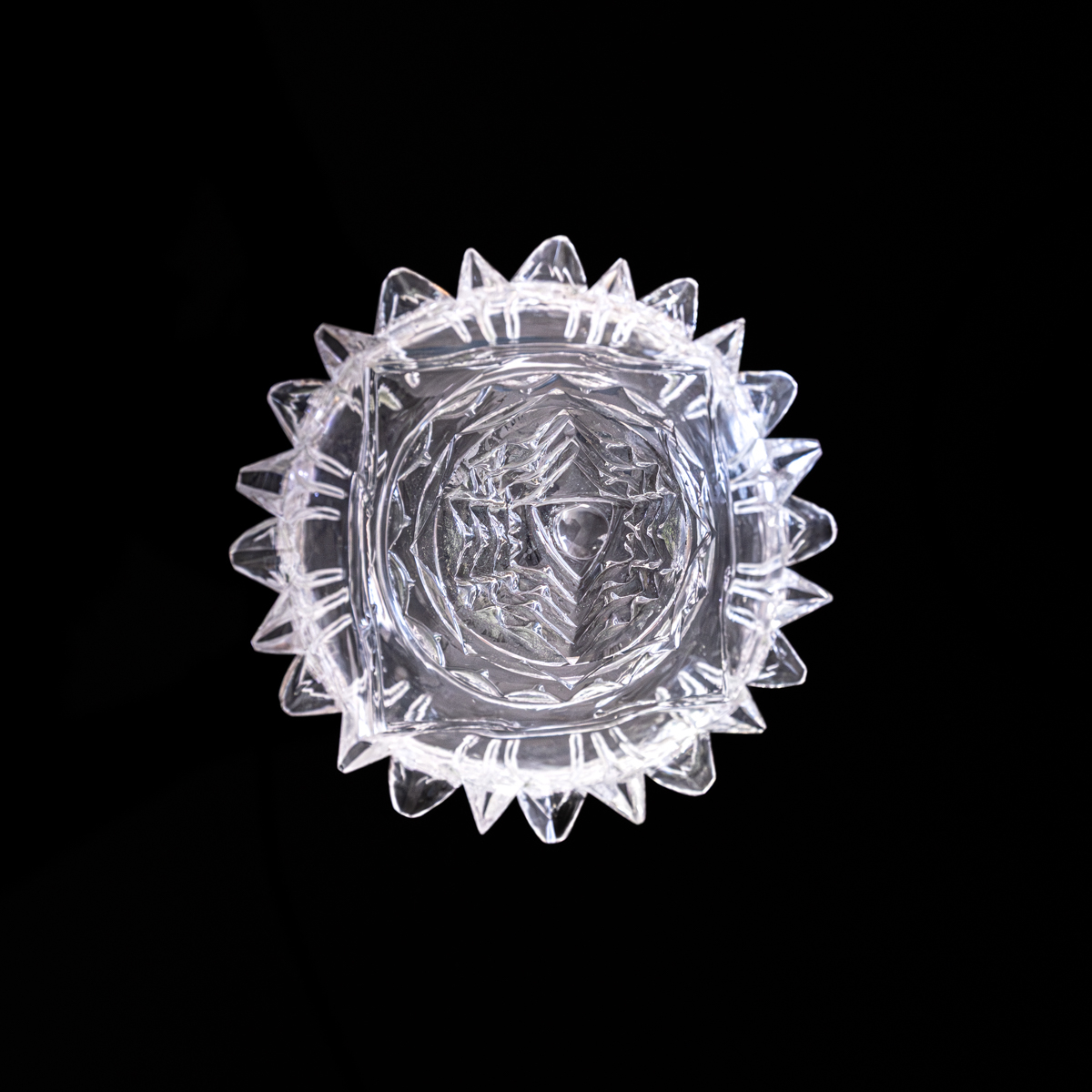 Sphatik Shri Yantra On Kamal